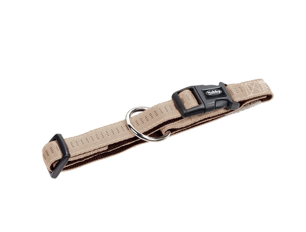 Kraag "Softgrip" l: 20-30 cm; b: 10 mm beige-chocolade