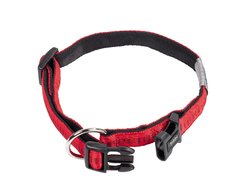 Kraag "Softgrip" l: 25/35 cm; b: 15 mm rood