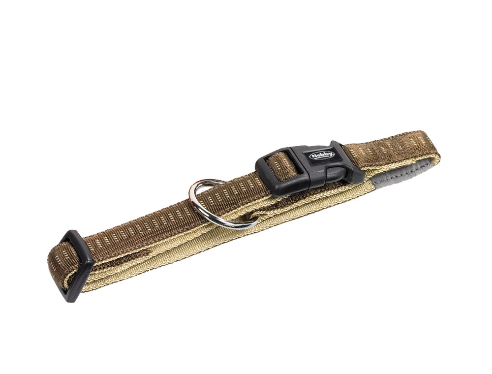 Kraag "Softgrip" l: 25/35 cm; b: 15 mm bruin