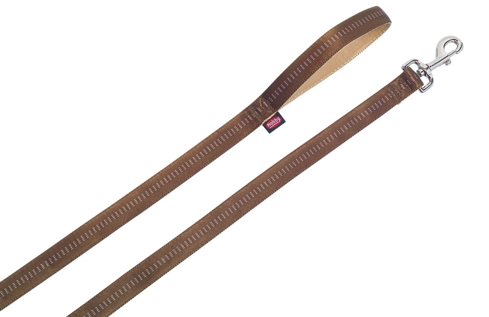 Lijn "Softgrip" l: 120 cm; b: 20 mm bruin