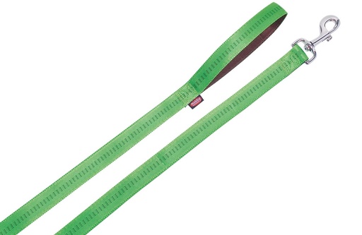 [NB7851584] Lijn "Softgrip" l: 120 cm; b: 20 mm licht groen / bruin