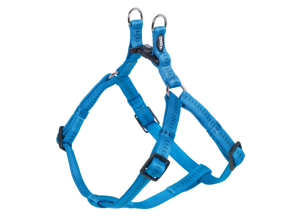 Harnas "Softgrip" borst: 40/56 cm; b: 15 mm licht blauw