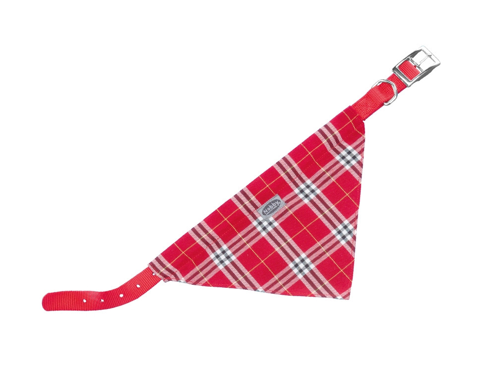 Kraag met sjaal l: 50 cm; b: 20 mm rood