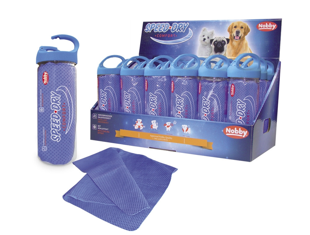 Handdoek "SPEED DRY COMFORT" 66 x 43 cm blauw
