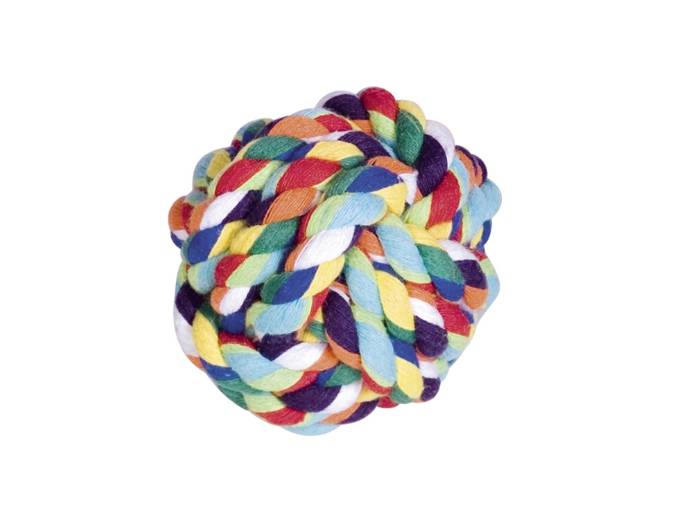 Touwspeelgoed, bal  7,5 cm; 120 g 