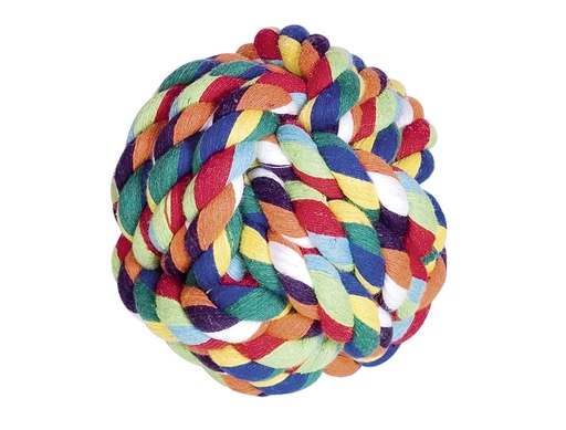 [NB79326] Touwspeelgoed, bal  10,0 cm; 280 g 