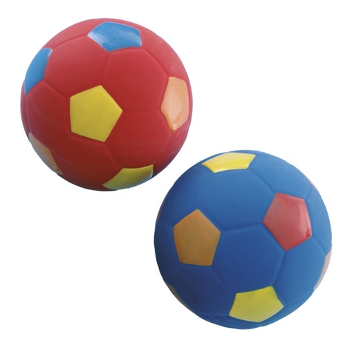 [NB79661] Latex voetbal 12 cm multi 