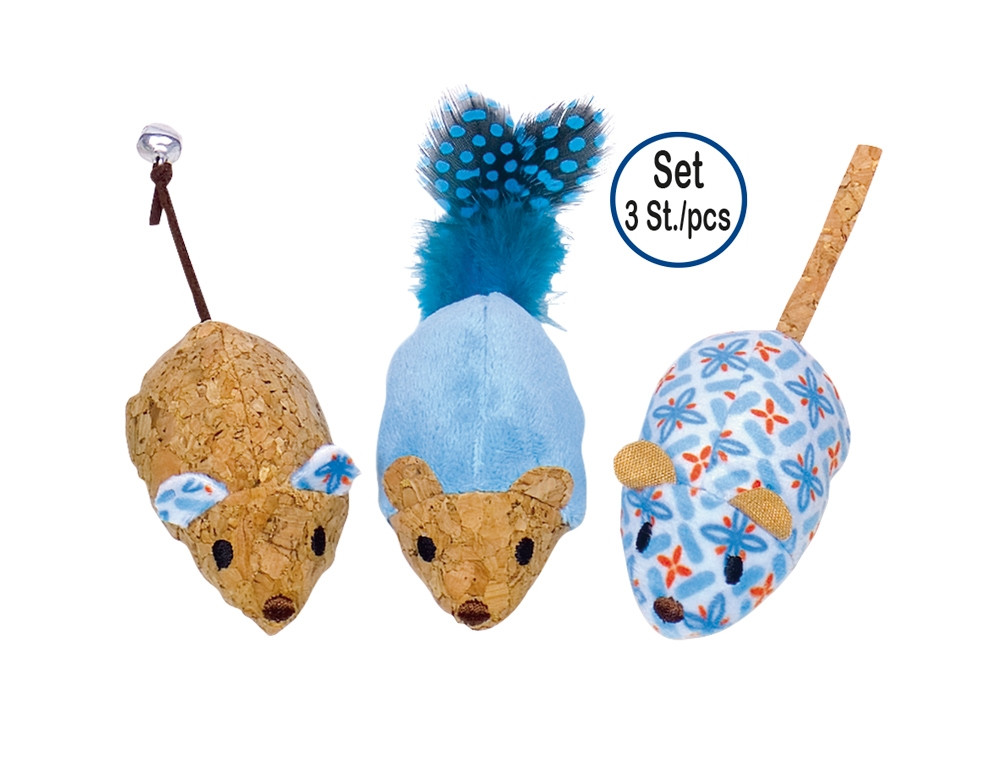 Pluche muisjes met kattenkruid