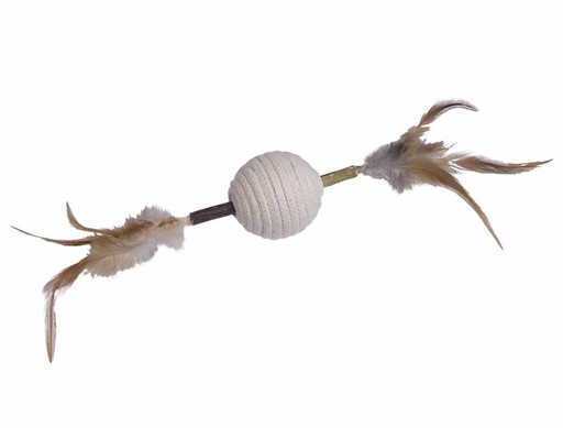 [NB80303] Matatabi stok met rammelaarbal 9,5 cm / 28 cm 