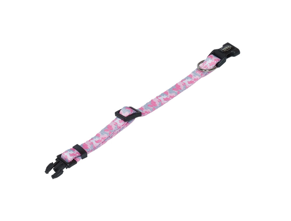 Kraag "Camouflage" l: 13-20 cm; b: 10 mm roze
