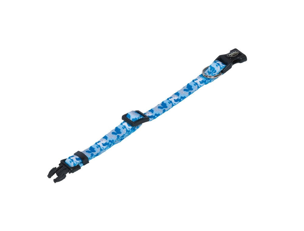 Kraag "Camouflage" l: 13-20 cm; b: 10 mm licht blauw