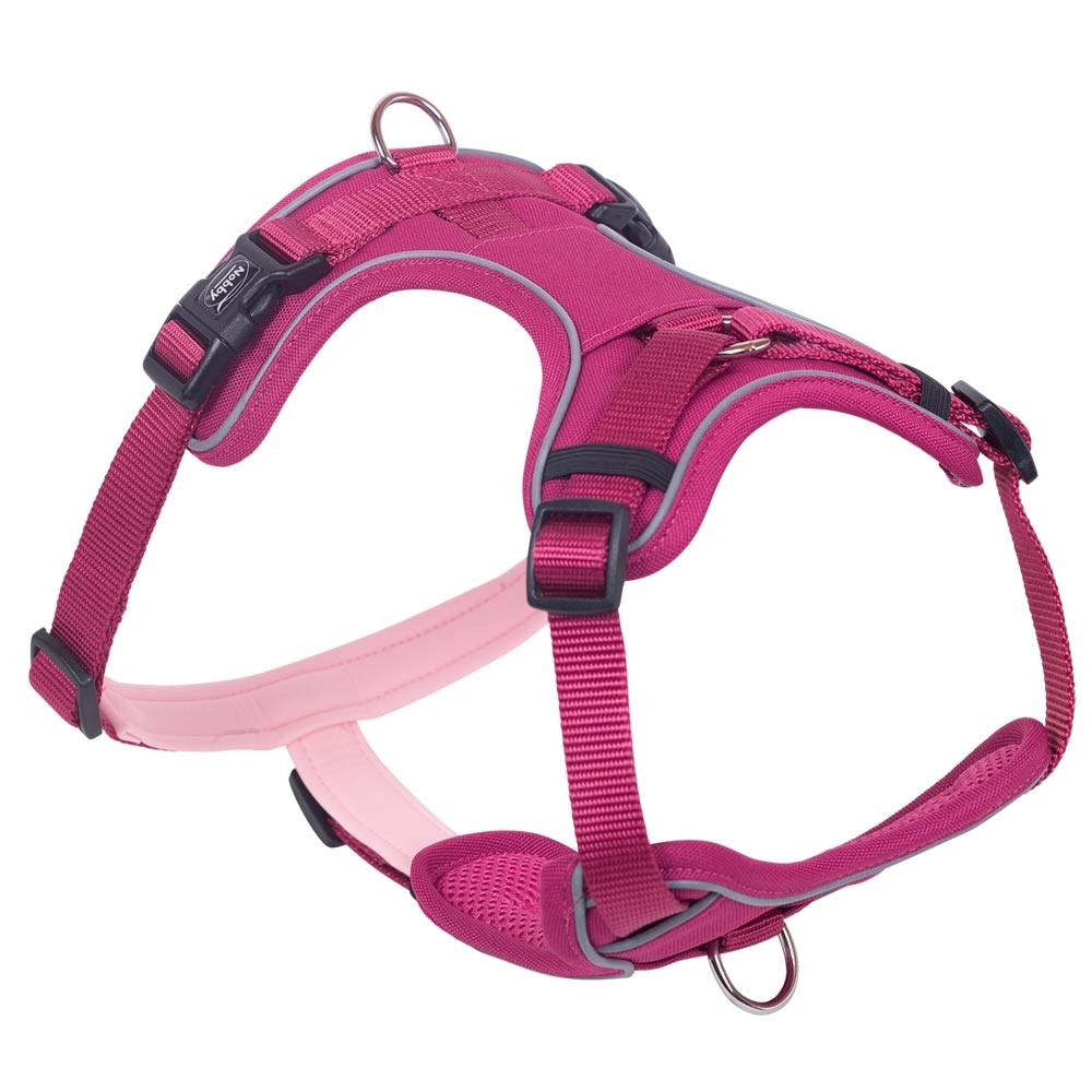 Comforttuigje "MAILO" S-M: borst: 30-45 cm, taille: 50-62 cm, b: 20 mm raspberry