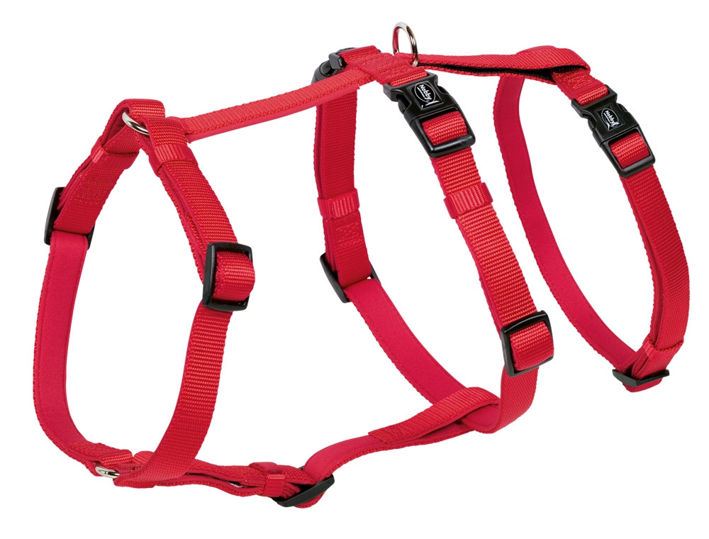 Veiligheidsharnas "Turva" nek: 24-34 cm, borst: 30-40 cm, b: 10 mm rood