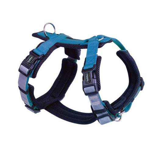[NB8045132] Harnas "DAGELIJKS WANDELCOMFORT" XL: borst: 48-68 cm, taille: 69-97 cm licht blauw