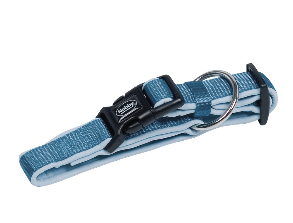 Kraag "Klassieke Preno" L: 20-30 cm; b: 15/20 mm licht blauw/licht blauw