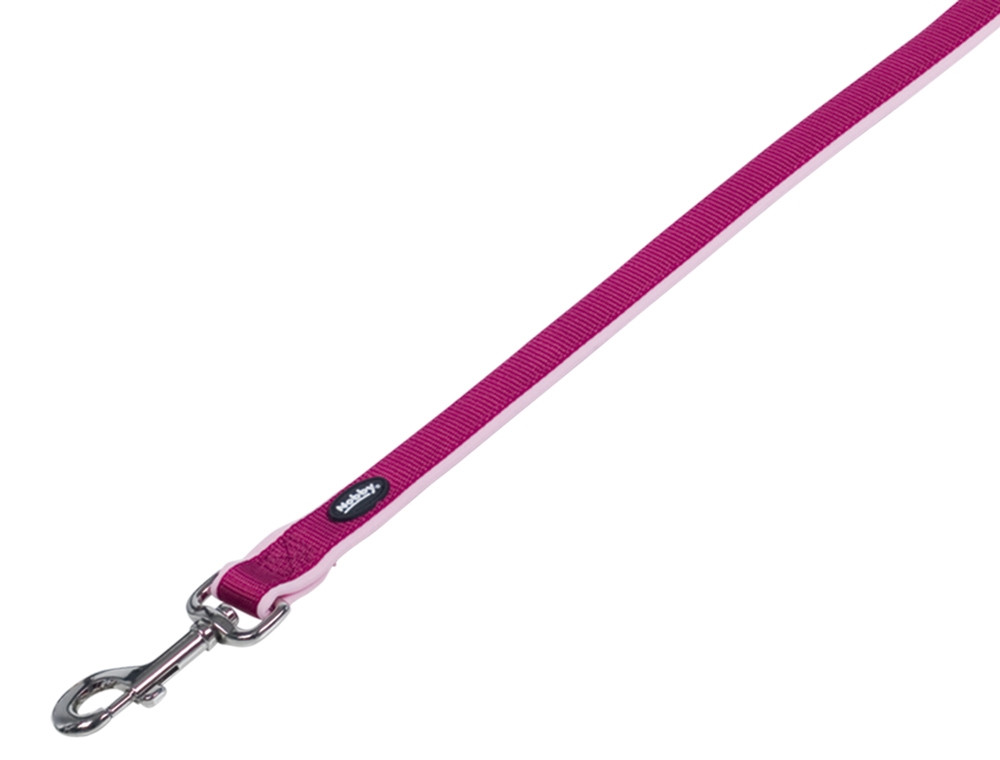 Lijn "Klassiek Preno" L: 120 cm; b: 20/25 mm rasberry/roze