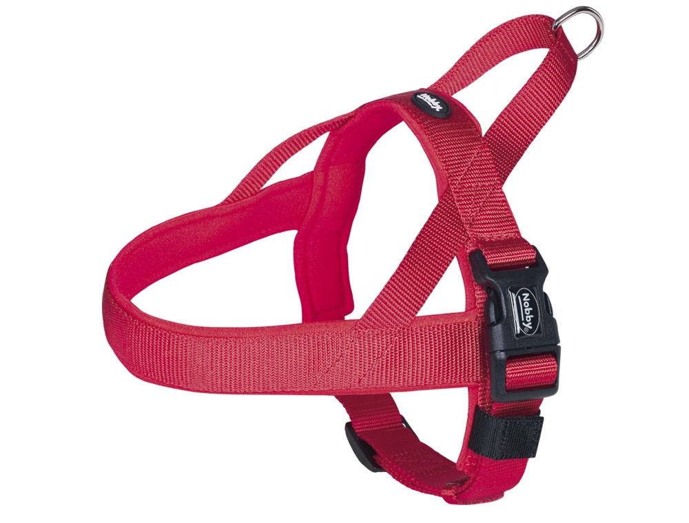 NOORSE Harnas "Classic Preno" L: 38-50 cm + 36 cm; b: 20/25 mm rood/rood