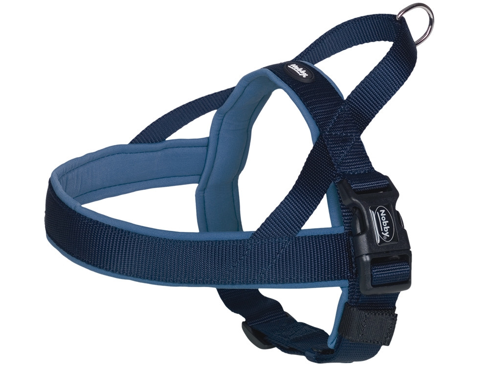 NOORSE Harnas "Classic Preno" L: 38-50 cm + 36 cm; b: 20/25 mm blauw/blauw