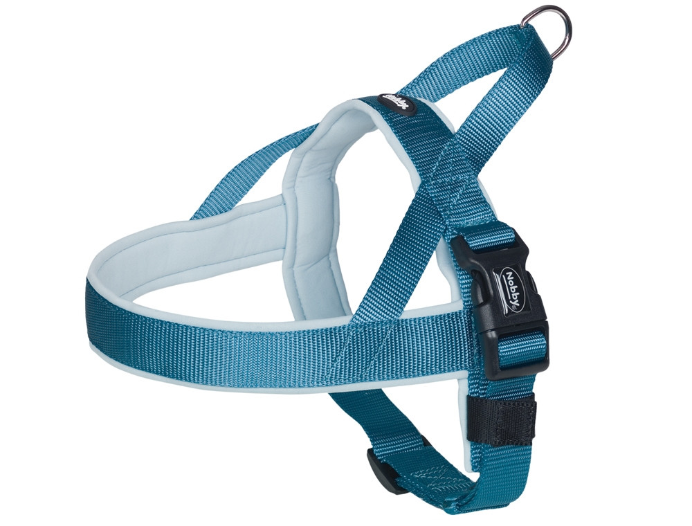 NOORSE Harnas "Classic Preno" L: 75-98 cm + 62 cm; b: 40/45 mm licht blauw/licht blauw