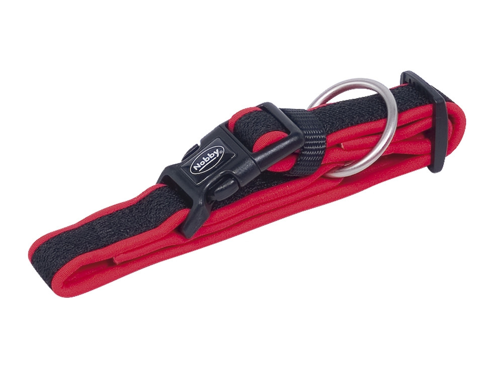 Kraag "Mesh Preno" L: 30-45 cm; b: 20/25 mm rood