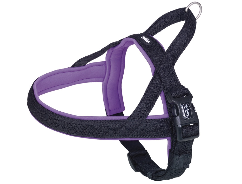 NOORSE Harnas "Mesh Preno" L: 60-76 cm + 46 cm; b: 25/35 mm paars