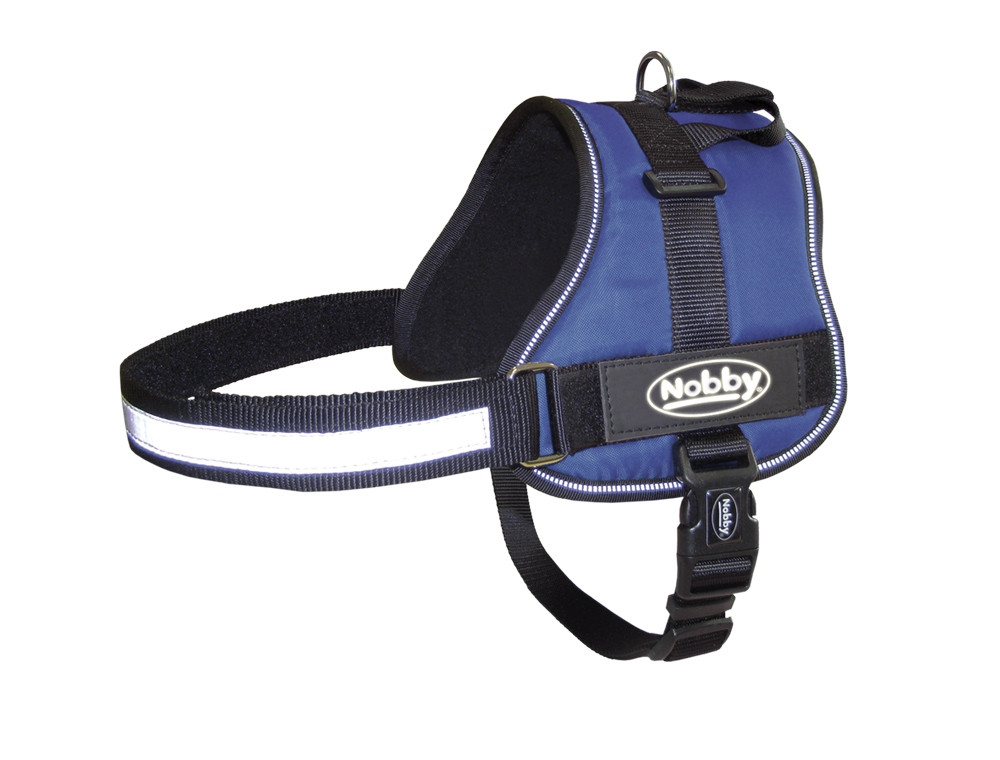 Harnas "SEGURO" taille: 65-80 cm; b: 40 mm blauw