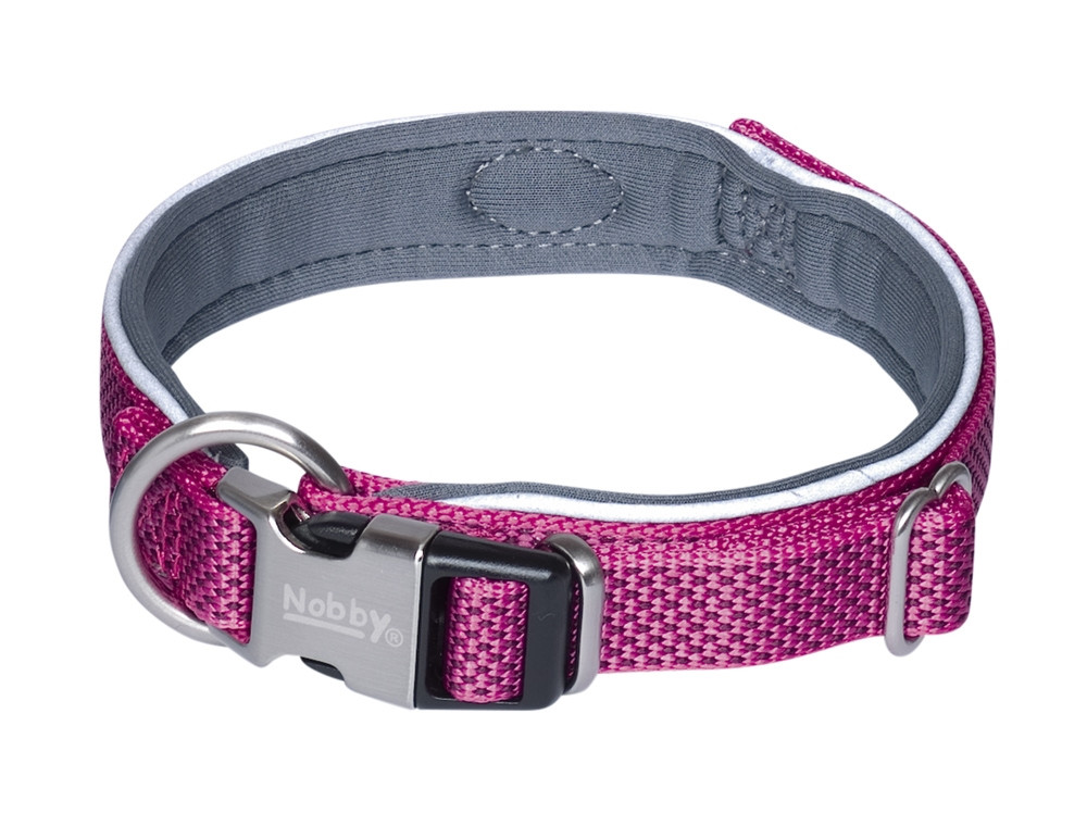 Kraag "Klassiek Preno Royal" L: 45-55 cm; b: 25/35 mm raspberry