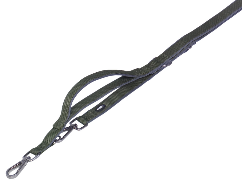 Trainingslijn met verkeerslus "Classic Preno Royal" L: 200 cm; B: 25/35 cm olijf groen