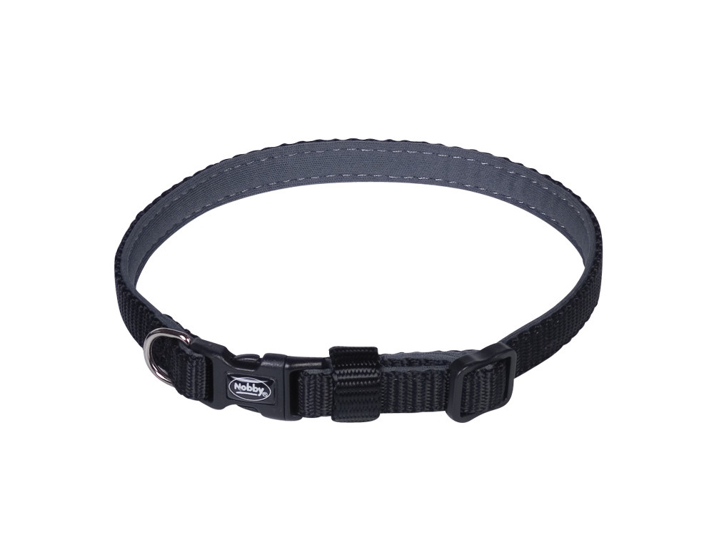 Halsband "Classic Preno" Mini L: 13-20 cm; b: 10 mm zwart