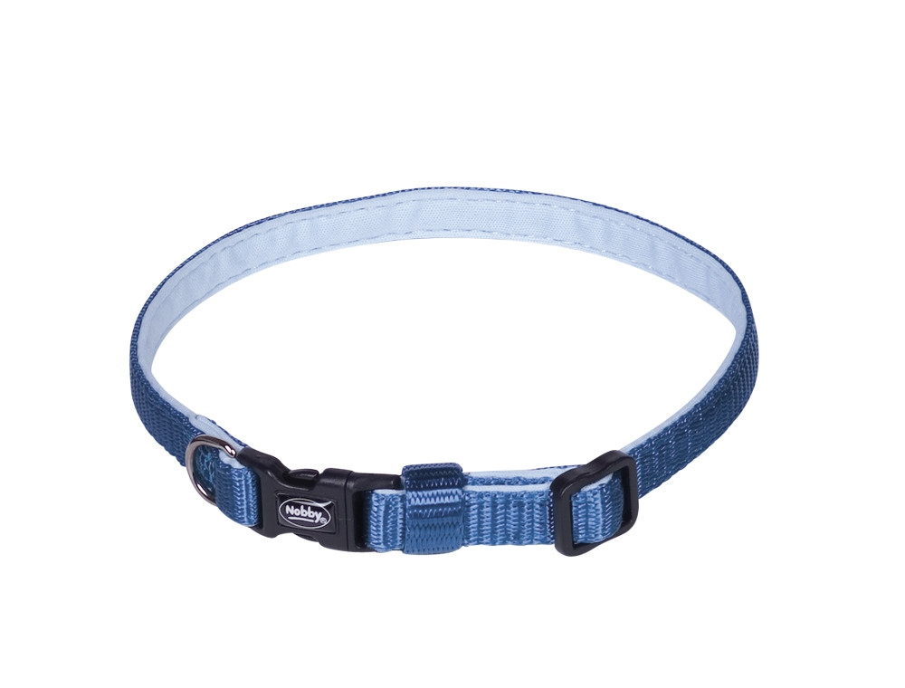 Halsband "Classic Preno" Mini L: 13-20 cm; b: 10 mm licht blauw