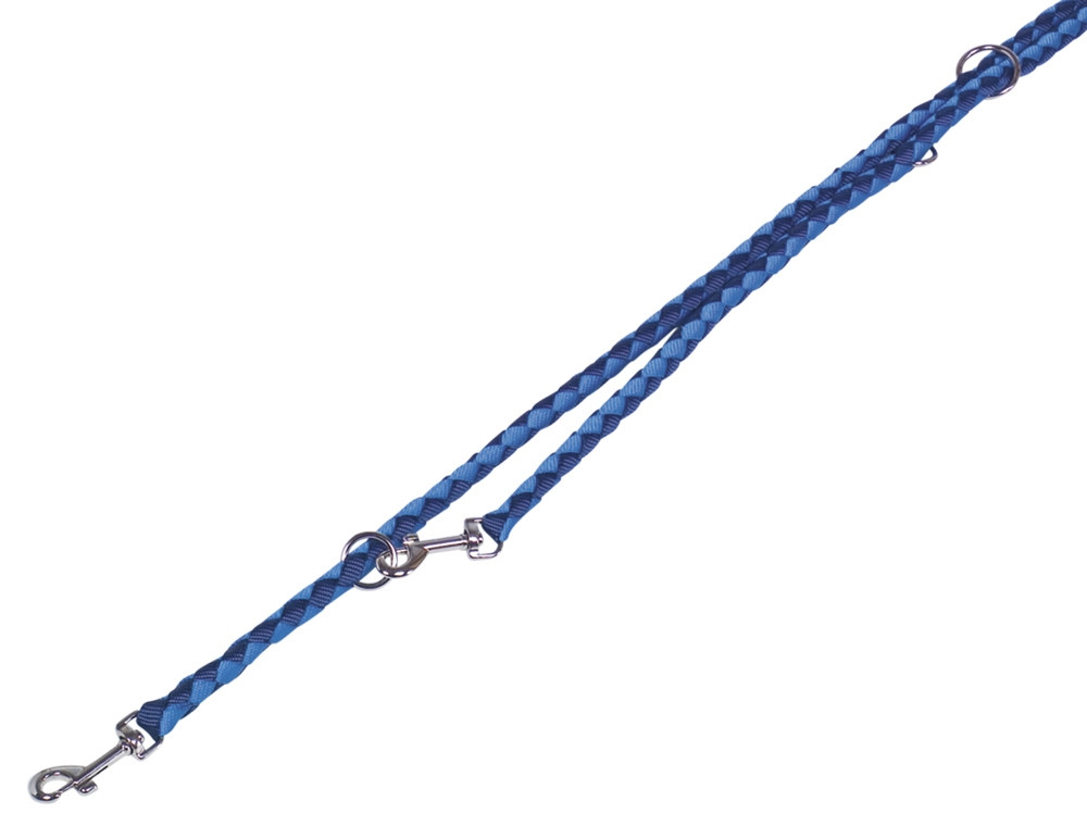 Trainingslijn "Corda" L: 200 cm; b: 18 mm blauw/licht blauw