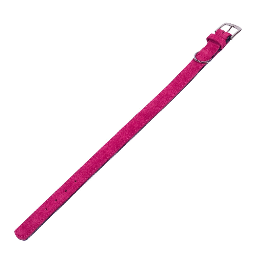 Kraag "VELOURS" 47 cm (38-44 cm); 22/25 mm cherry (Gerbera)