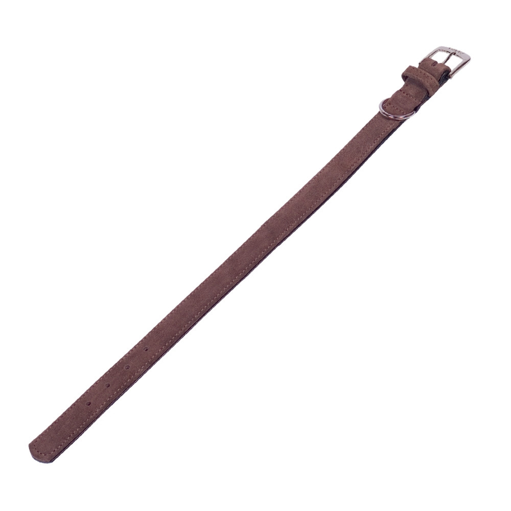 Kraag "VELOURS" 52 cm (41-49 cm); 25/28 mm bruin (Root)