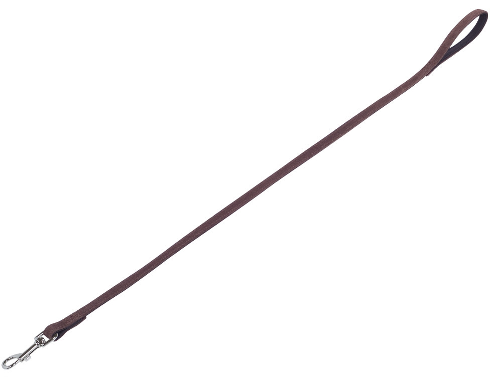 Lijn "VELOURS" L: 100cm; b: 14mm bruin (Root)