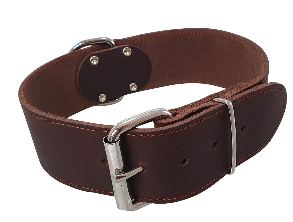 Kraag "TABIL" extra breed 65 cm (51-61 cm), 50 mm bruin