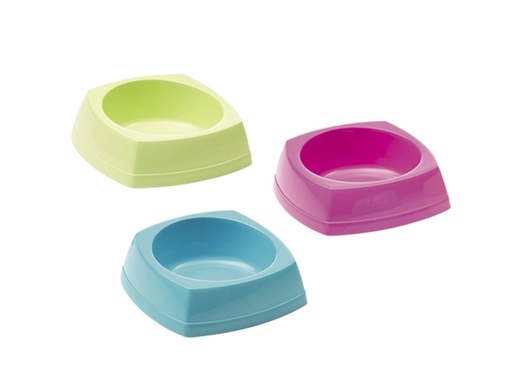 [NB81021] Plastic kom 12,0 x 12,0 x 4,5 cm Mix kleuren 