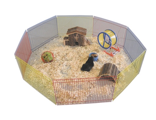 [NB81088] Hamster speelhok 8 fence 34 x 23 cm bunt