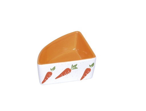 [NB82364] Knaagdier keramische voerbak vierkant 9 x 9 x 4 cm, 0,1 l 