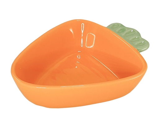 [NB82464] Keramiek knaagdierbassin "Karota" 15,0 x 12,0 x 4,5 cm, 0,20 l 