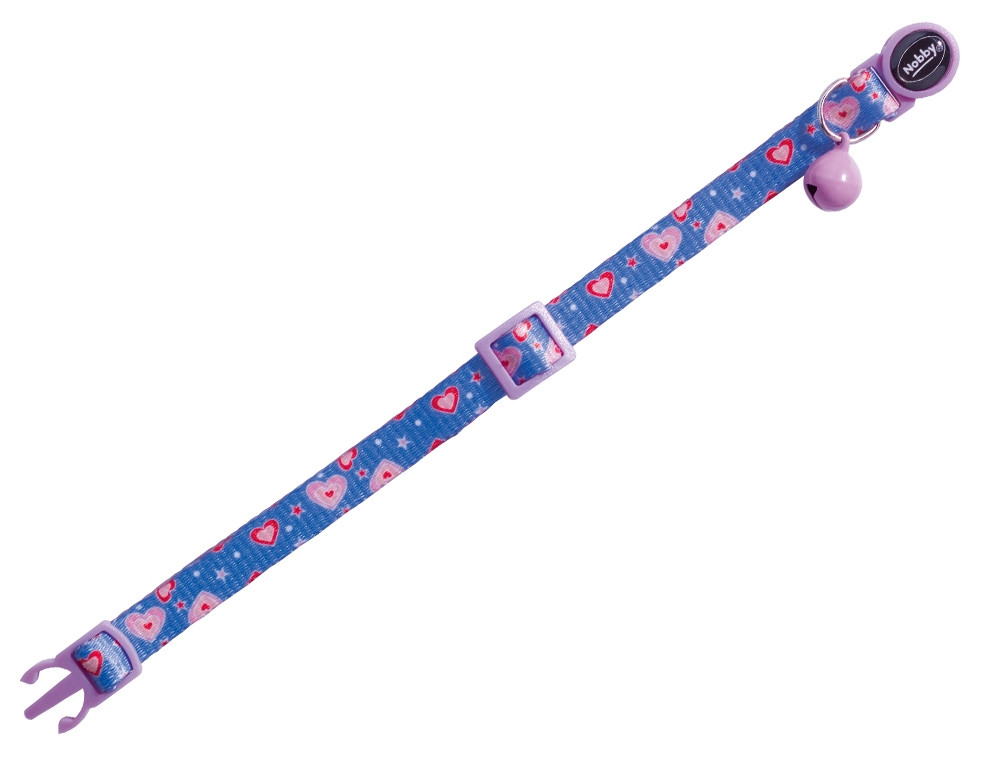 Kattenhalsband "Hart Lichtblauw"