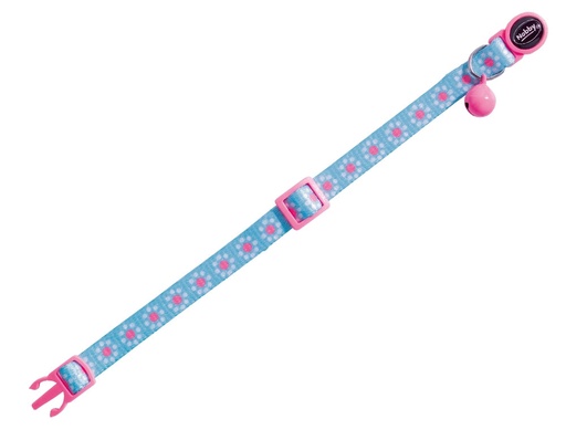[NB88770] Kattenhalsband "Bloem Blauw"  