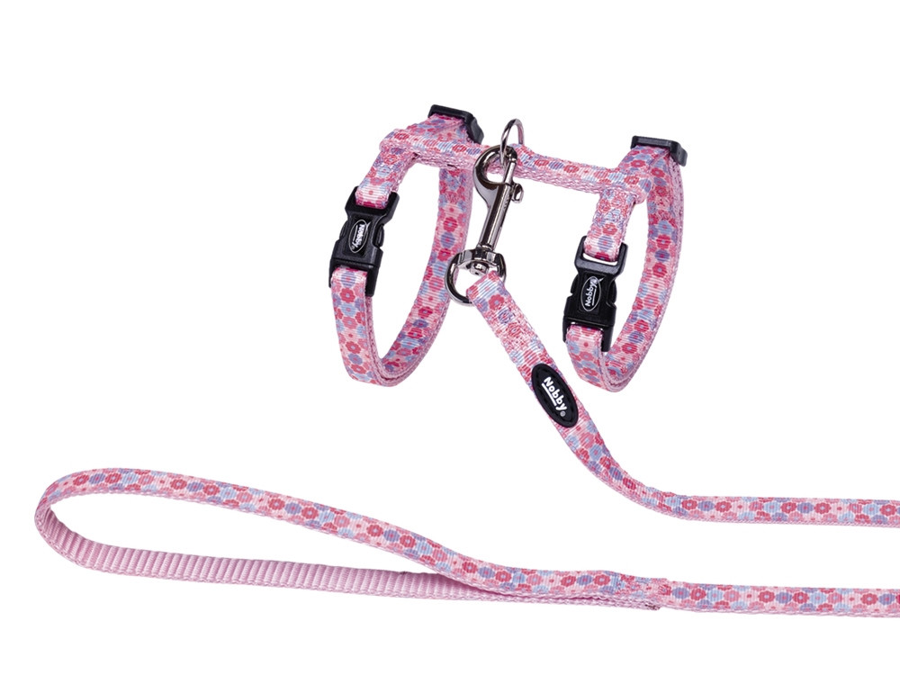 Kattenset "Bloem Roze"